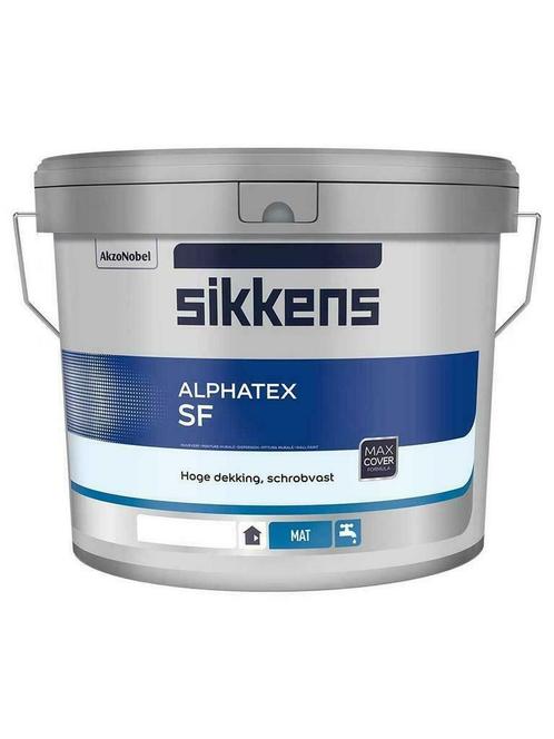 Sikkens Alphatex SF matte binnenmuurverf SIK-ASF, Bricolage & Construction, Peinture, Vernis & Laque, Envoi