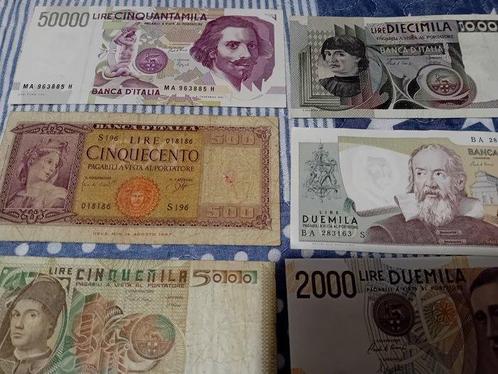 Italië. - 17 banconote - various dates (Zonder Minimumprijs), Postzegels en Munten, Munten | Nederland