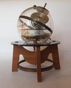 Weerstation - messing - plexiglas - hout - Weerstation, Antiek en Kunst