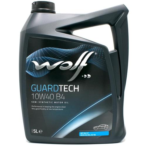 Wolf Guardtech 10W40 B4 Motorolie 5 Liter, Auto diversen, Onderhoudsmiddelen, Ophalen of Verzenden