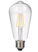 LED Filament - Dimbaar - E27 - ST64 | Warm wit Licht 2700k, Huis en Inrichting, Nieuw, Verzenden