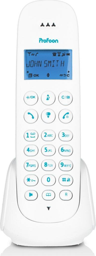 Profoon PDX300BW - DECT telefoon met 1 handset - Blauw •, Télécoms, Téléphones fixes | Combinés & sans fil, Envoi
