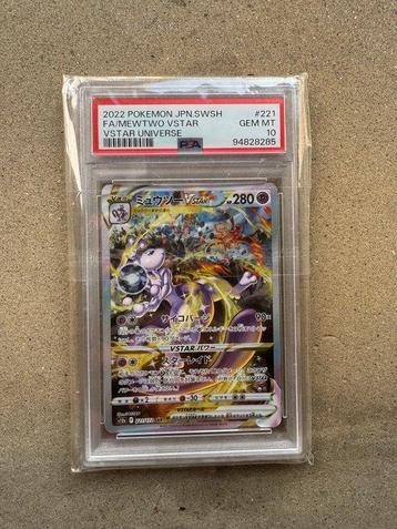 Pokémon - 2 Graded card - Charizard, Mewtwo Foil - PSA 10 - beschikbaar voor biedingen