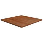 vidaXL Tafelblad vierkant 80x80x2,5cm behandeld eiken, Huis en Inrichting, Verzenden, Nieuw