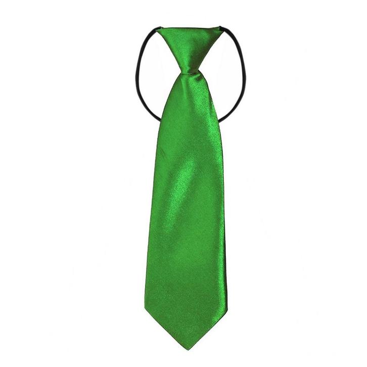 Fako Fashion - Kinderstropdas - Effen - Elastiek - Groen, Kleding | Heren, Stropdassen, Verzenden
