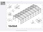 Veiling - Staalconstructie 12 x 32, Doe-het-zelf en Bouw, Nieuw
