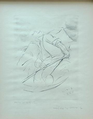 Italo Mus (1892-1967) - Studio di contadino