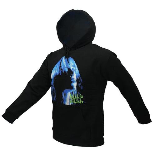 Billie Eilish Neon Shadow Blue Pullover Trui - Officiële, Kleding | Heren, Truien en Vesten