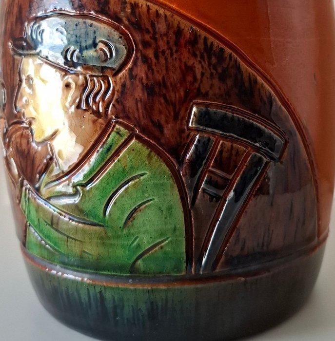 Tabakspot - Aardewerk - ´potterie flamande´, Antiquités & Art, Antiquités | Verre & Cristal