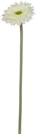 Gerbera Spicky Ivoorwit Zijdenbloem 34 cm per stuk, Maison & Meubles, Accessoires pour la Maison | Plantes & Fleurs artificielles