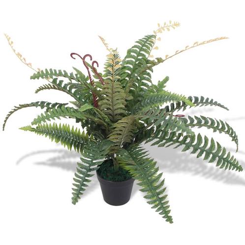 vidaXL Plante artificielle avec pot Fougère 60 cm Vert, Huis en Inrichting, Woonaccessoires | Kunstplanten en Kunstbloemen, Verzenden