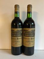 1974 Château Rouget - Pomerol - 2 Flessen (0.75 liter), Verzamelen, Wijnen, Nieuw