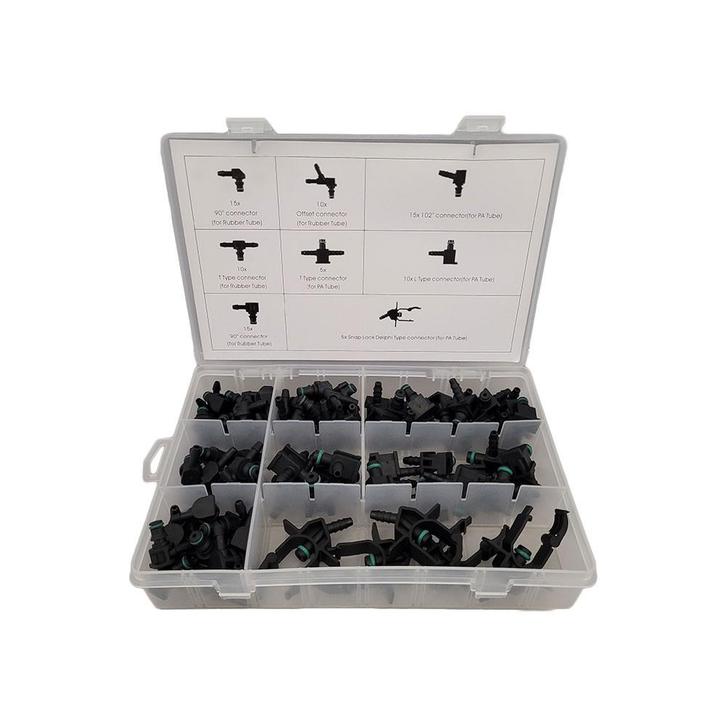 WEBER TOOLS Connectoren voor diesel retour leiding 85 delig, Doe-het-zelf en Bouw, IJzerwaren en Bevestigingsmiddelen, Nieuw, Ophalen of Verzenden