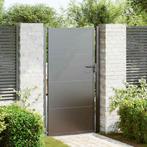 vidaXL Tuinpoort, Tuindeur 105x200 cm Cortenstaal Zwart 100, Tuin en Terras, Verzenden, Nieuw