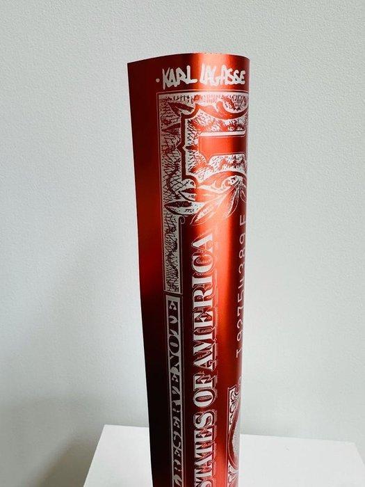 Karl Lagasse - One Dollar Rols Red USA - Vendu sans prix de, Antiek en Kunst, Kunst | Designobjecten
