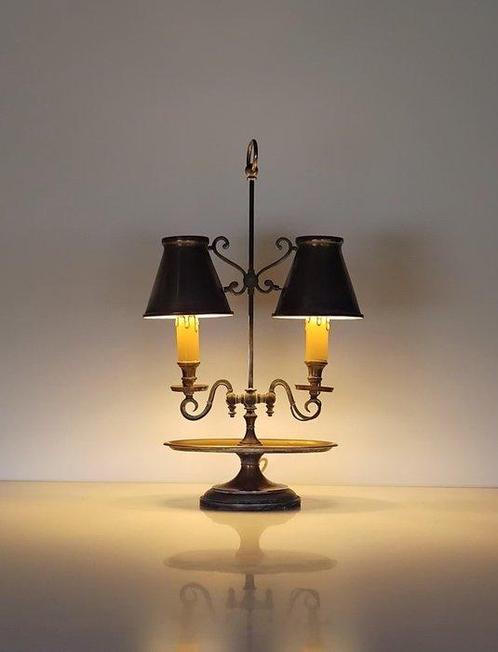 Lamp - Bouillotte - Zeldzaam model - Koper, Messing, Antiek en Kunst, Antiek | Overige Antiek