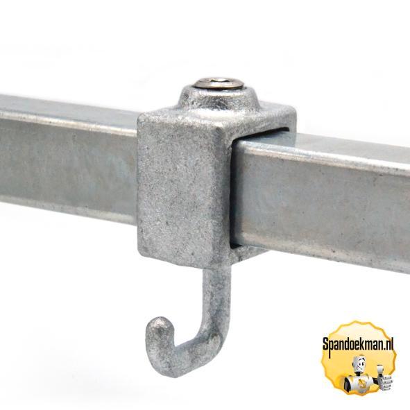 Kapstokhaak type 64S - 25mm Steigerbuiskoppeling vierkant, Doe-het-zelf en Bouw, IJzerwaren en Bevestigingsmiddelen, Ophalen of Verzenden
