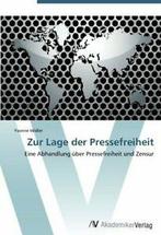 Zur Lage der Pressefreiheit.by Yvonne New   .=, Widler Yvonne, Verzenden
