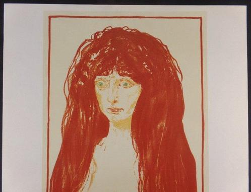 after Munch - galerie MOURLOT, - Lithographs, etchings,, Antiek en Kunst, Kunst | Tekeningen en Fotografie