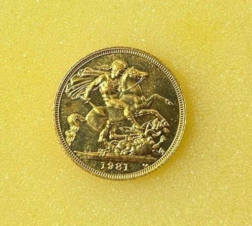 Verenigd Koninkrijk. Sovereign 1981, Postzegels en Munten, Munten | Europa | Niet-Euromunten