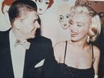 Marilyn Monroe & Ronald Reagan by photographer Bruno Bernard