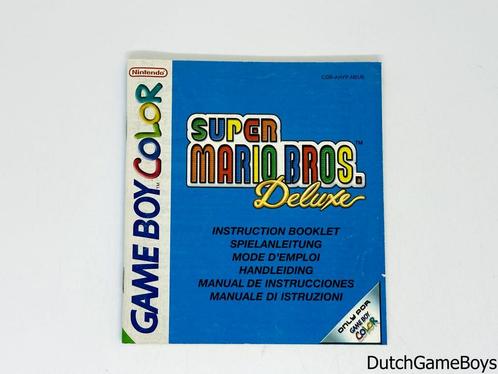 Gameboy Color - Super Mario Bros Deluxe - NEU6 - Manual, Games en Spelcomputers, Games | Nintendo Game Boy, Gebruikt, Verzenden