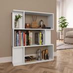 vidaXL Boekenkast/kamerscherm 80x24x96 cm bewerkt hout wit, Huis en Inrichting, Verzenden, Nieuw