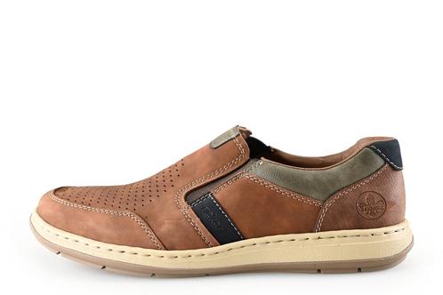 Rieker Instappers in maat 43 Cognac | 5% extra korting, Kleding | Heren, Schoenen, Overige kleuren, Zo goed als nieuw, Overige typen