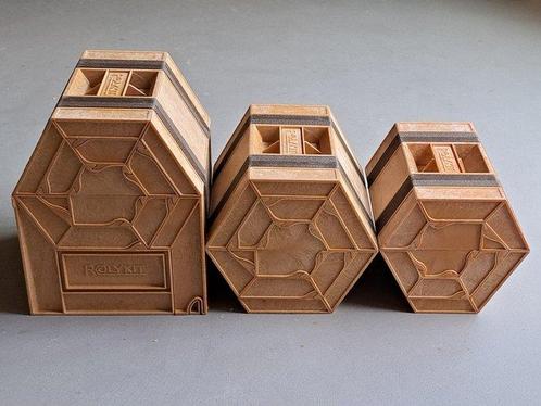 van der molen - Coffre de rangement (3) - plastique -, Antiek en Kunst, Antiek | Meubels | Stoelen en Sofa's