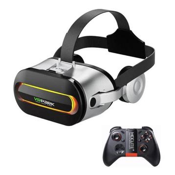 J60 Virtual Reality 3D Bril met Koptelefoon en Controller -