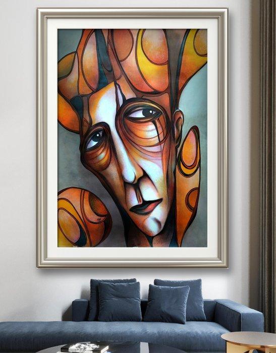 Alvise Bon - Umanità distorta 3, Antiek en Kunst, Kunst | Schilderijen | Modern