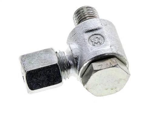 6S & M12x1.5 Verzinkt Stalen Swivel Joint Snijringkoppeling, Doe-het-zelf en Bouw, Overige Doe-Het-Zelf en Bouw, Verzenden