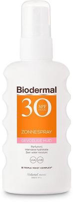 Biodermal Zonnebrand spray voor de gevoelige huid SPF 30..., Handtassen en Accessoires, Uiterlijk | Lichaamsverzorging, Nieuw