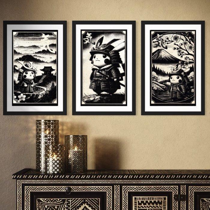 Æ (XX-XXI) - (Set of 3) - Pikachu Samurai Saga (2025) -, Games en Spelcomputers, Spelcomputers | Overige Accessoires