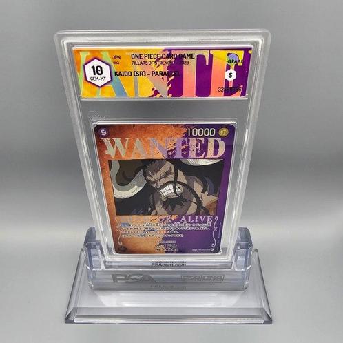 One Piece Graded card - KAIDO Wanted (Parallel) SP ST04-003, Hobby en Vrije tijd, Verzamelkaartspellen | Overige