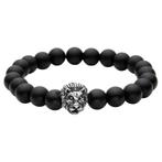 Fako Bijoux® - Buddha Armband - Leeuw - Zwart -, Handtassen en Accessoires, Armbanden, Nieuw, Verzenden