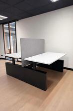 Zwarte Duo Werkplek (Duo Bureau) Zit Sta Bureau Elektrisch, Huis en Inrichting, Bureaus, Verzenden, In hoogte verstelbaar, Nieuw