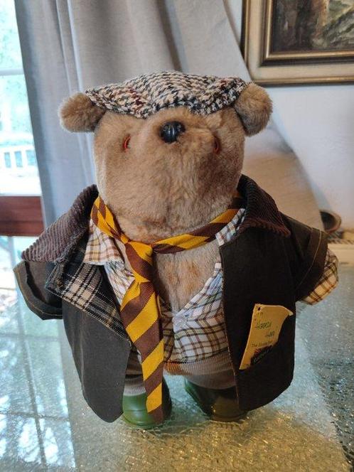 Barbour - Teddybeer Hooray Henry - 1980-1990 - Verenigd, Antiek en Kunst, Antiek | Speelgoed