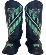 PunchR™ Kids Beast Mode Scheenbeschermers Zwart Groen, Sport en Fitness, Verzenden, Nieuw, Overige