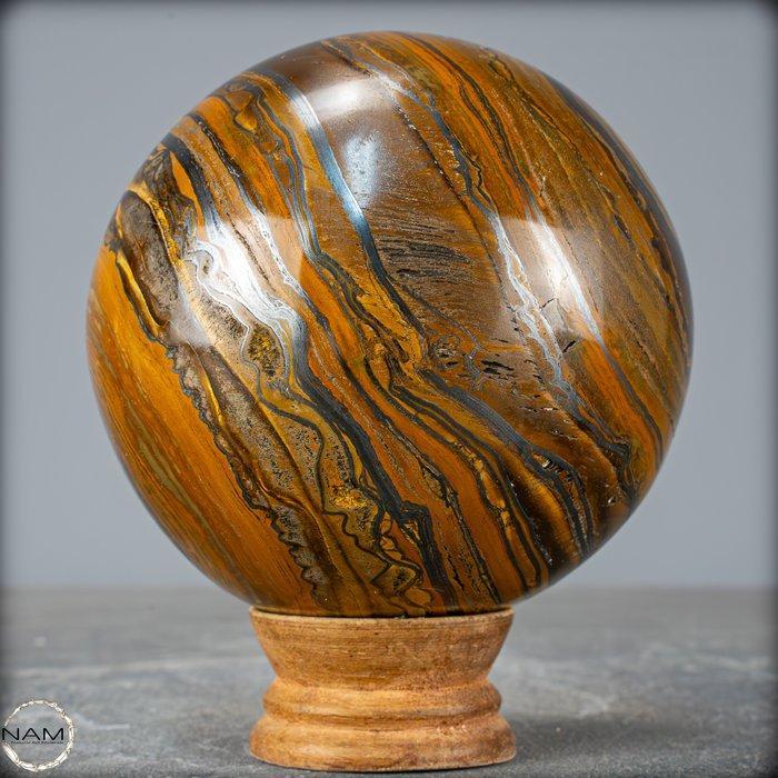 Natuurlijke hoge kwaliteit tijgeroog Bol- 1507.25 g, Antiek en Kunst, Curiosa en Brocante