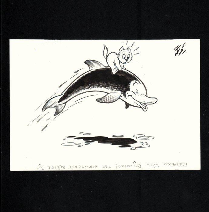 Wil Raymakers (1963) - Tom Poes, Antiek en Kunst, Kunst | Schilderijen | Klassiek