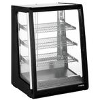Warmhoudvitrine | ALVA | Zwart | 30°C/80°C | Geventileerd |, Verzenden, Nieuw in verpakking