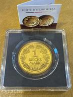 Gabon. 5000 Francs 1 Reichsmark, 1/200 Oz (.999) mit CoA, Postzegels en Munten