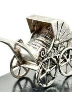 No reserve-Handgemaakte Hollands zilveren miniatuur