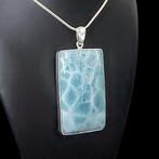 Larimar topkwaliteit. Handgemaakt XL. Natuurlijke steen