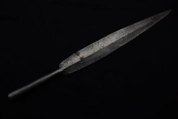 Médiéval (gothique) Militaire en fer long Lance - 34.5 cm