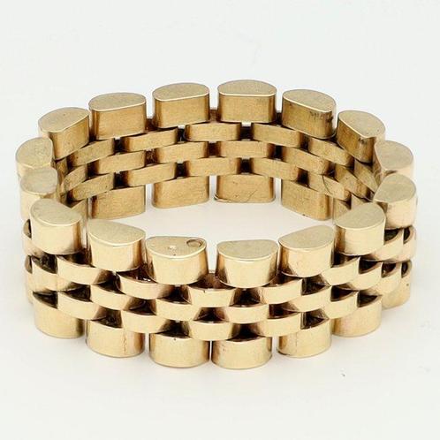 Bague - 14 carats Or jaune - Rolex, Handtassen en Accessoires, Ringen