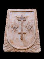 Sculpture, Stemma Araldico Giovanna D Arco - 25 cm -, Antiek en Kunst
