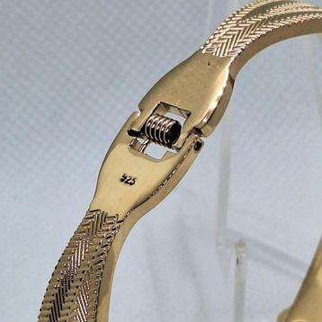 Argent 925. - Bracelet - Colle rigide en forme de papillon.