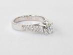 Verlovingsring - 18 karaat Witgoud - 0.88ct. tw. Diamant